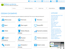 Tablet Screenshot of oddam-za-darmo.pl